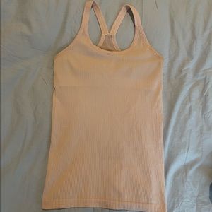 Lululemon ebb to street tank - light pink - size 6